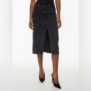 Denim Forum THE '90S HALLE JEAN SKIRT